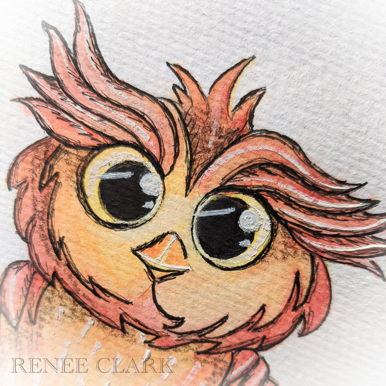 Watercolor, Gouache, Pen and Ink